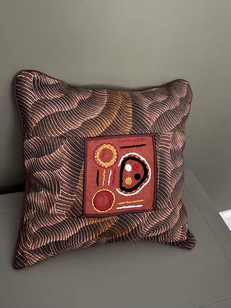 <br/>
Dimensions: 10 x 10<br/>
Media: Embroidery on Linen<br/>
Date Created: 2025