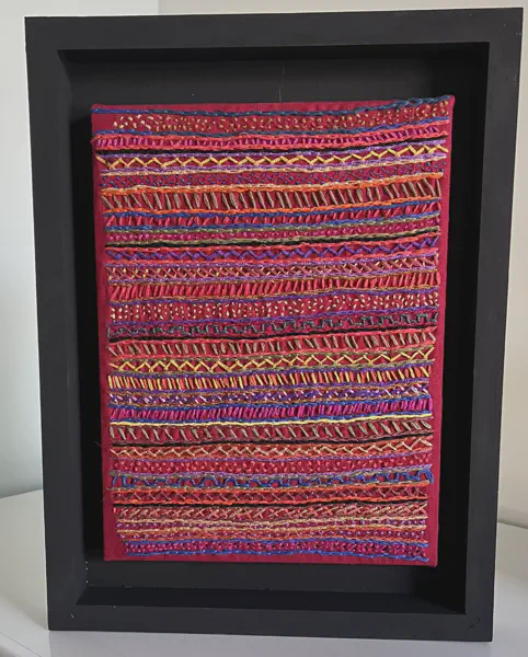 Tapestry on Red