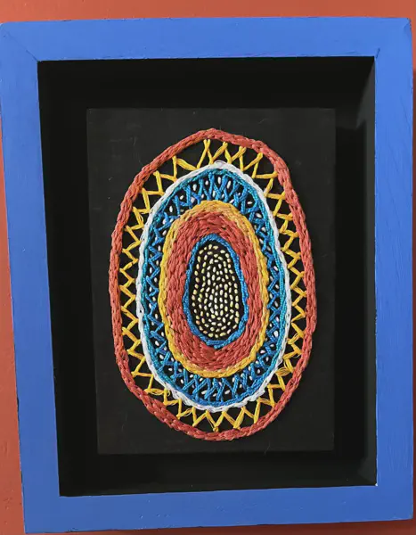 Aboriginal Design with Blue