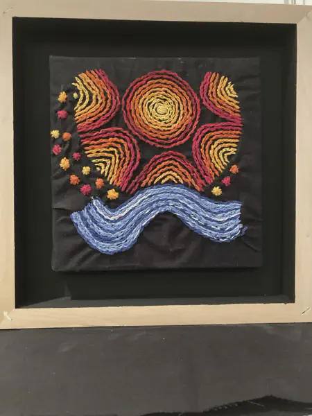 Waves and Orbs - Original